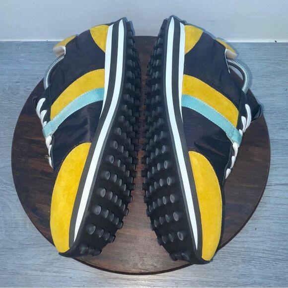 Salvatore Ferragamo Men’s Size 8.5 US Sneakers Gancini Icon Trainers Shoes - Picture 8 of 10